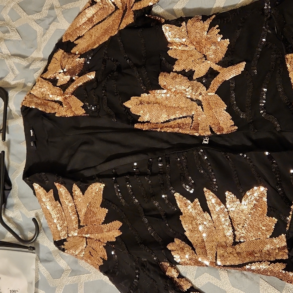 Sequin short set